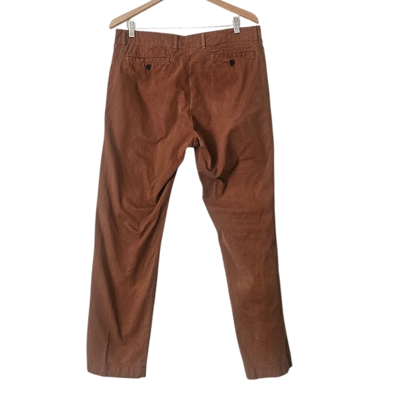 Billy Reid Wynne Chino Trouser Pants Rusty Brown Cotton Twill Heritage Size 34 - Picture 7 of 7